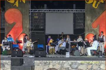 Concierto de música popular canaria en el Auditorio José Vélez del parque urbano de San Juan (Telde)/Ildefonso Rodríguez.